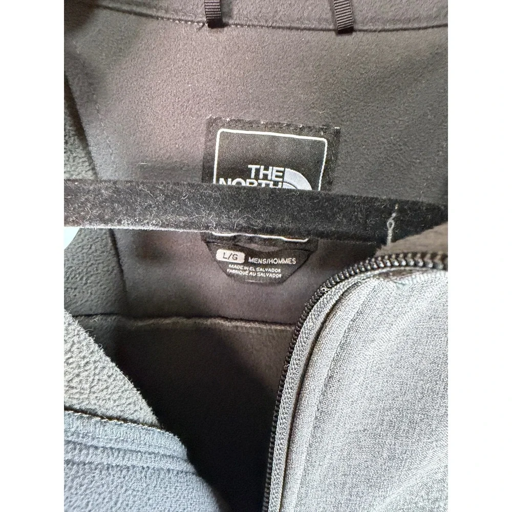 THE NORTH FACE Apex Bionic Jacket Mens Large Gray Softshell Full Zip